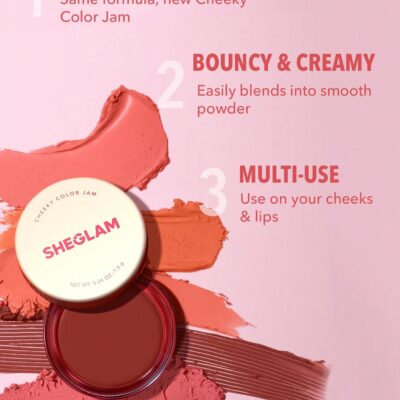 رژگونه کرمی چیکی شیگلم مدل Cheeky Color Jam