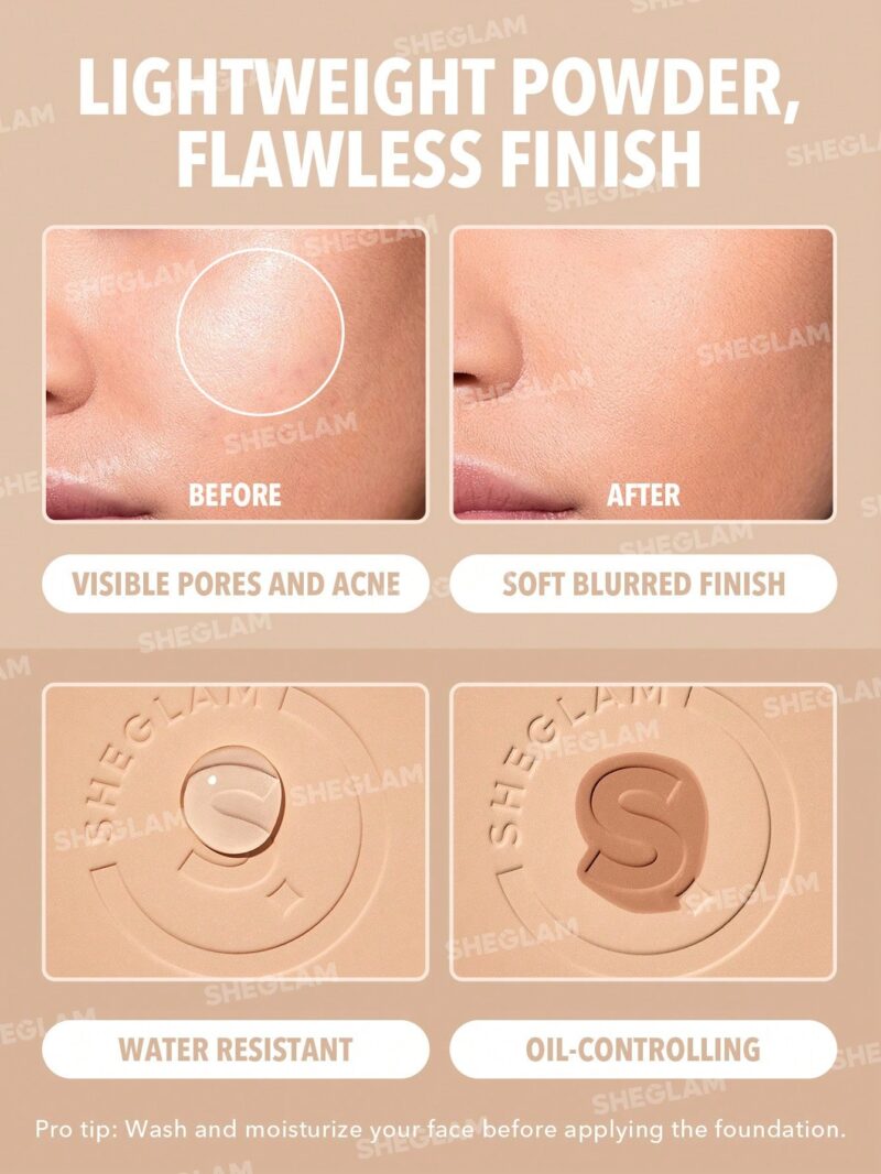 پنکک پودری شیگلم مدل Skin Focus