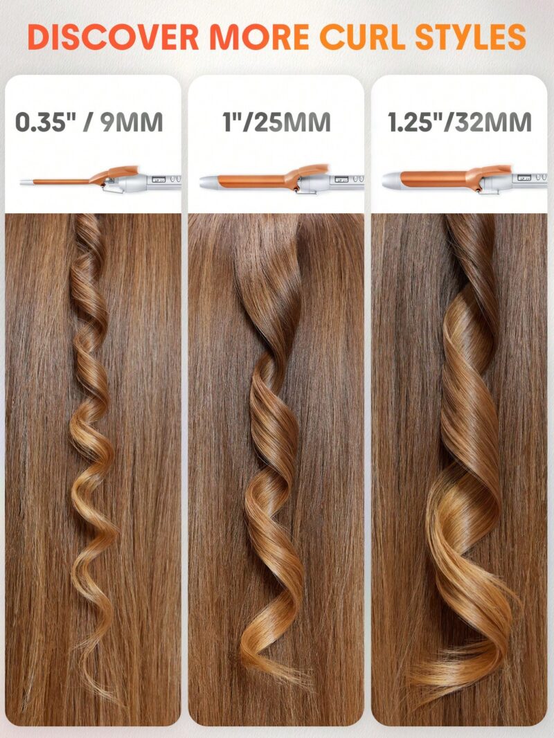 دستگاه فر کننده مو شیگلم سایز 0.35/9mm مدل It-Curl