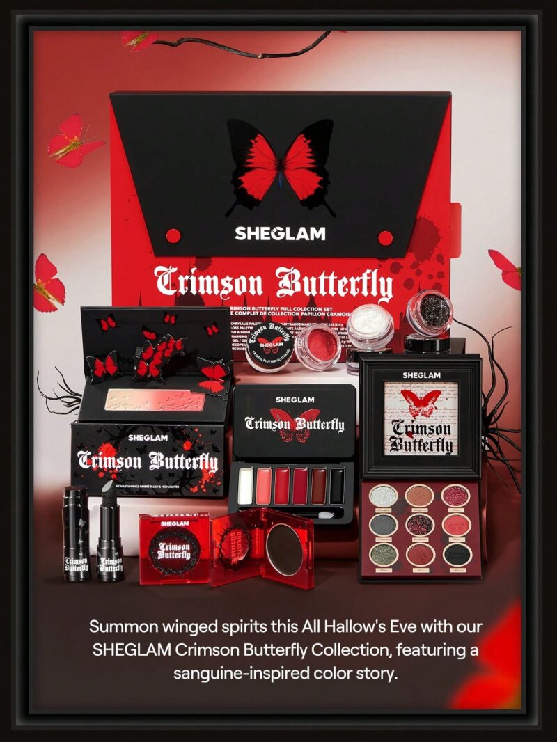 پالت رژلب براق شیگلم Crimson Butterfly مدل Phantom'S Kiss