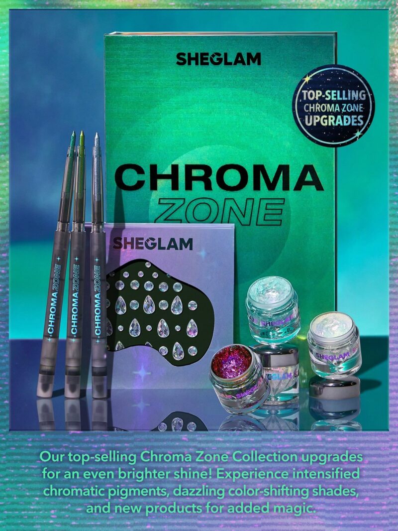 مداد چشم ژله ای چند رنگ شیگلم مدل Chroma Zone Multichrome